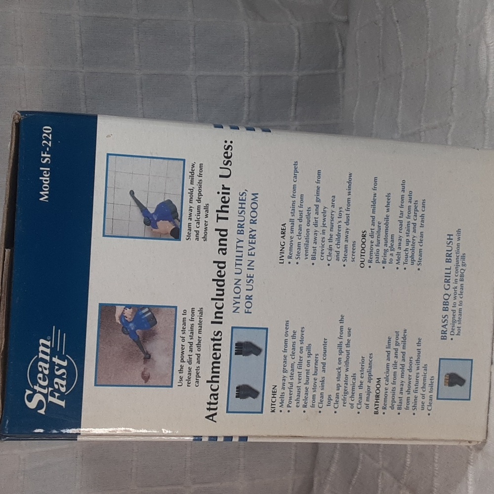 Steam Fast Hot & Handy Steam Cleaner NIB - Picture 3 of 4